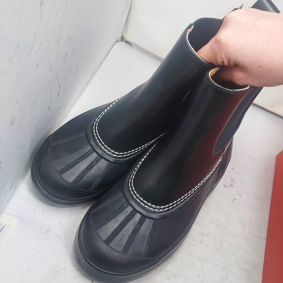 Sorel x Proenza Schouler Women CARIBOU Black Lug Chelsea Boot - Picture 10 of 11